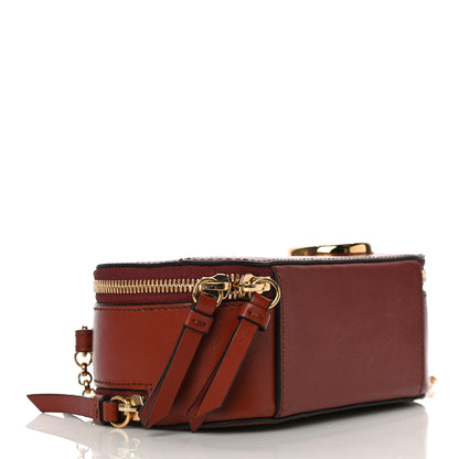 Chloe Shiny Calfskin Mini Vanity C Bag Sepia Brown 3 of 9