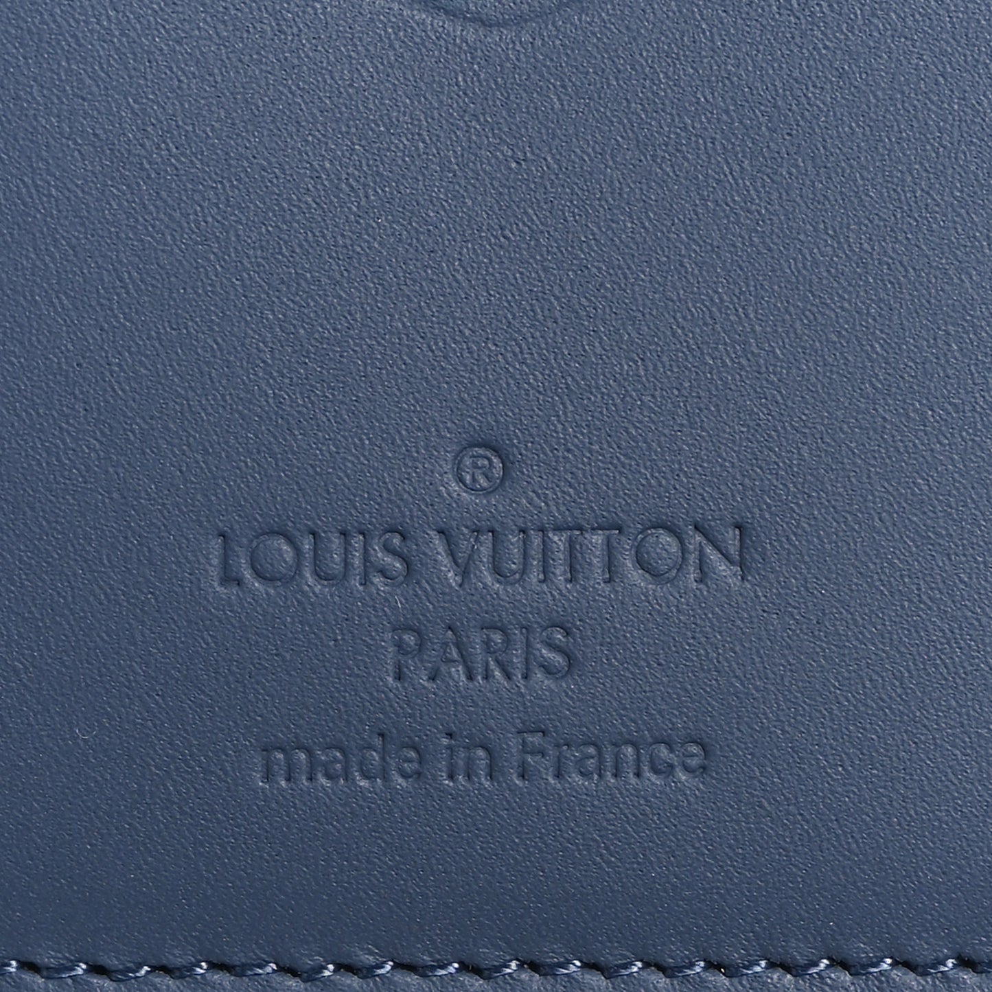 Calfskin Monogram Shadow Pocket Organizer Blue