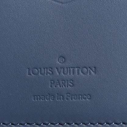 Louis Vuitton Calfskin Monogram Shadow Pocket Organizer Blue 6 of 7
