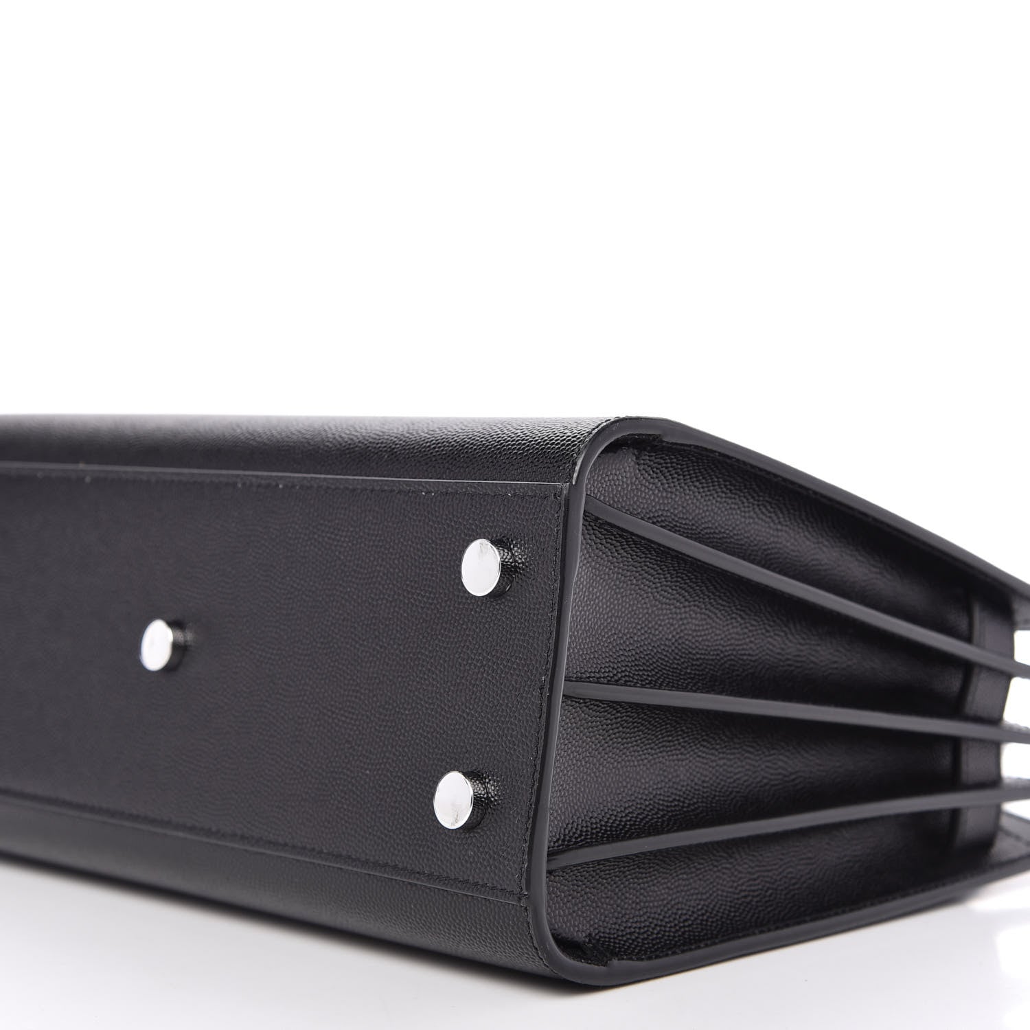 Saint Laurent Grained Calfskin Baby Sac De Jour Black 7 of 8