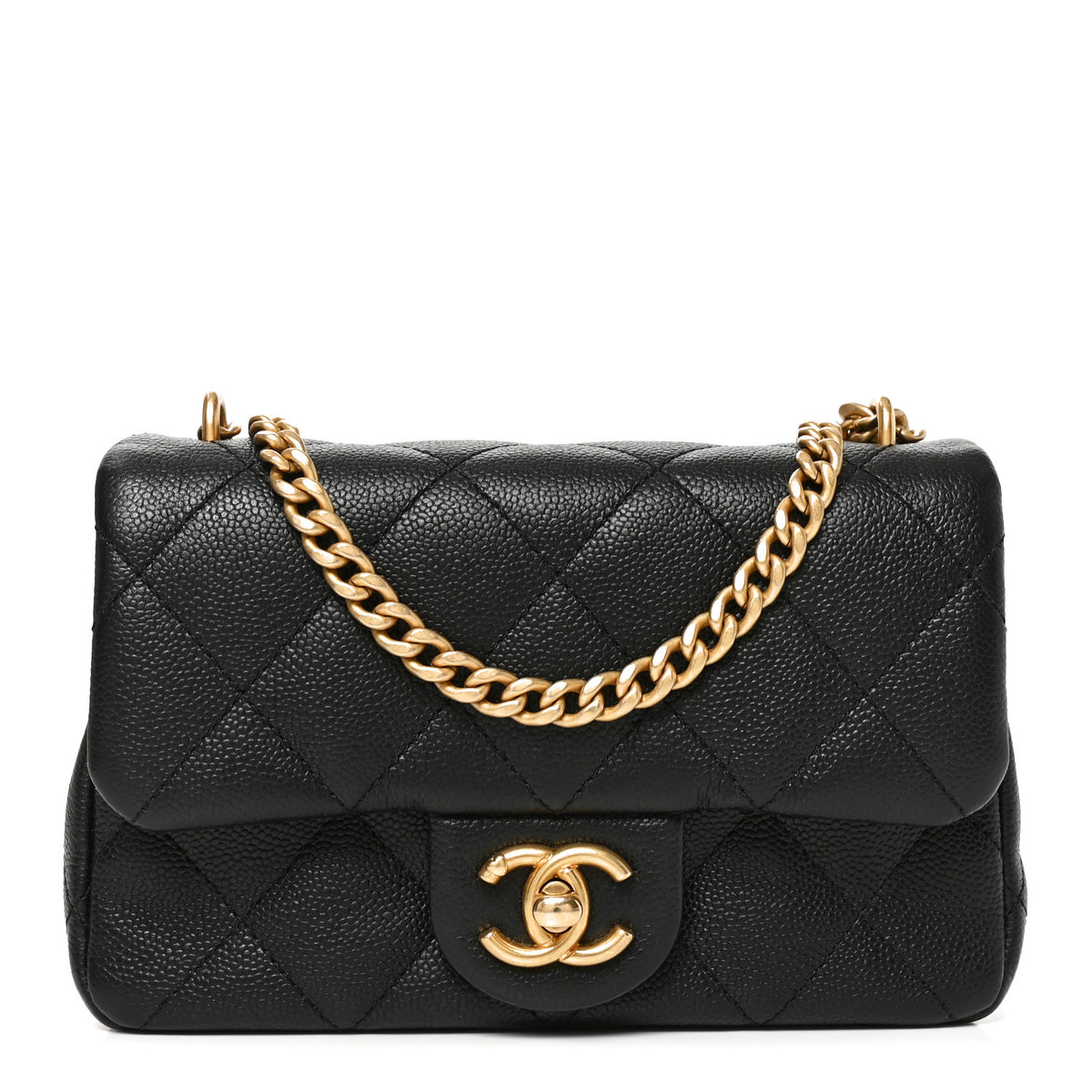 Chanel Caviar Quilted Mini Sweetheart Rectangular Flap Black 1 of 10