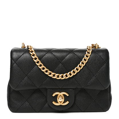 Chanel Caviar Quilted Mini Sweetheart Rectangular Flap Black 1 of 10