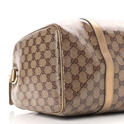 Gucci Crystal Monogram Medium Joy Boston Bronze 8 of 13