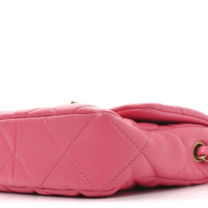 Chanel Lambskin Plexiglass Quilted Coco Love Mini Flap Pink Pink 10 of 11
