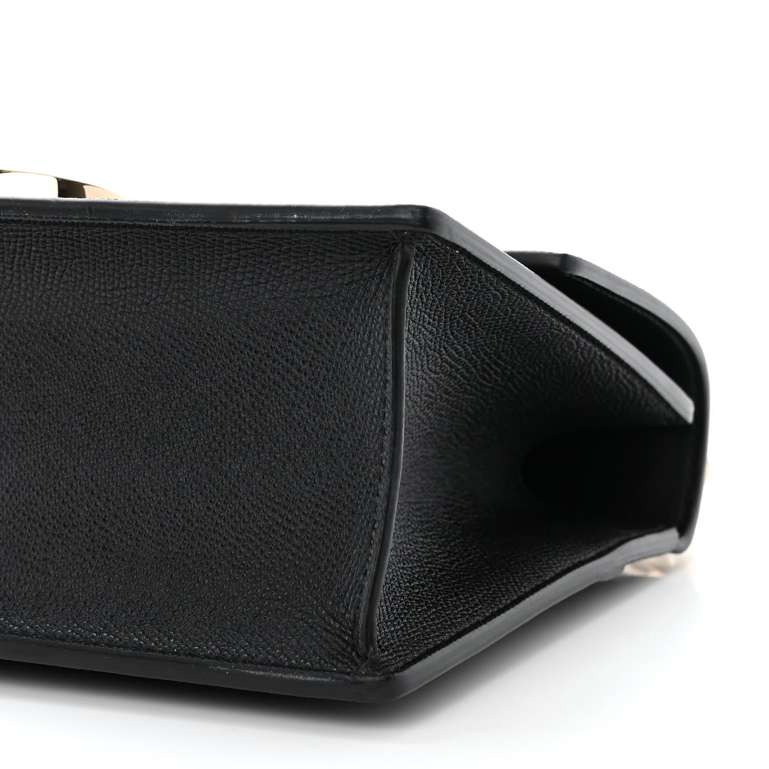 Christian Dior Grained Calfskin Embossed 30 Montaigne Chain Flap Bag Black 10 of 11