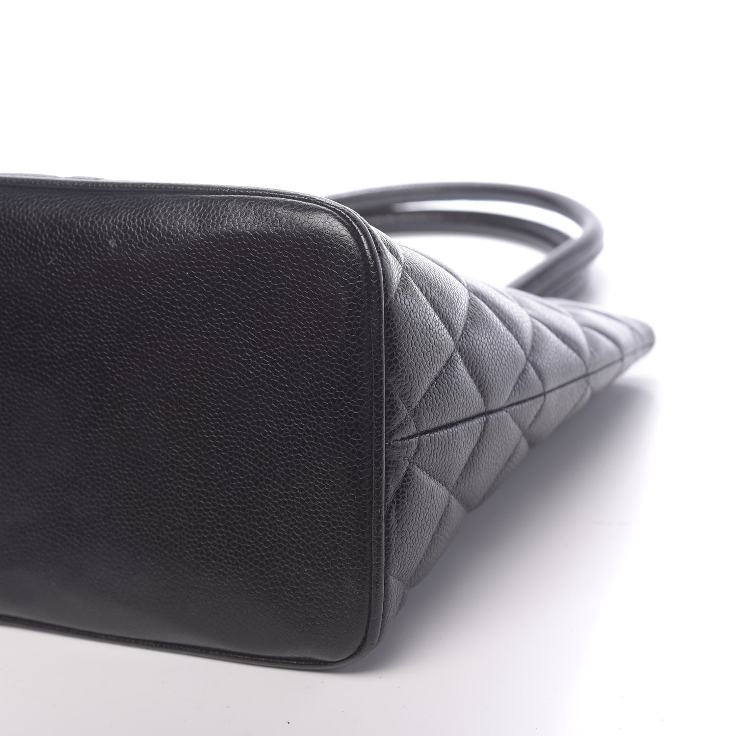 Chanel Caviar Quilted Medallion Tote Black 10 of 13