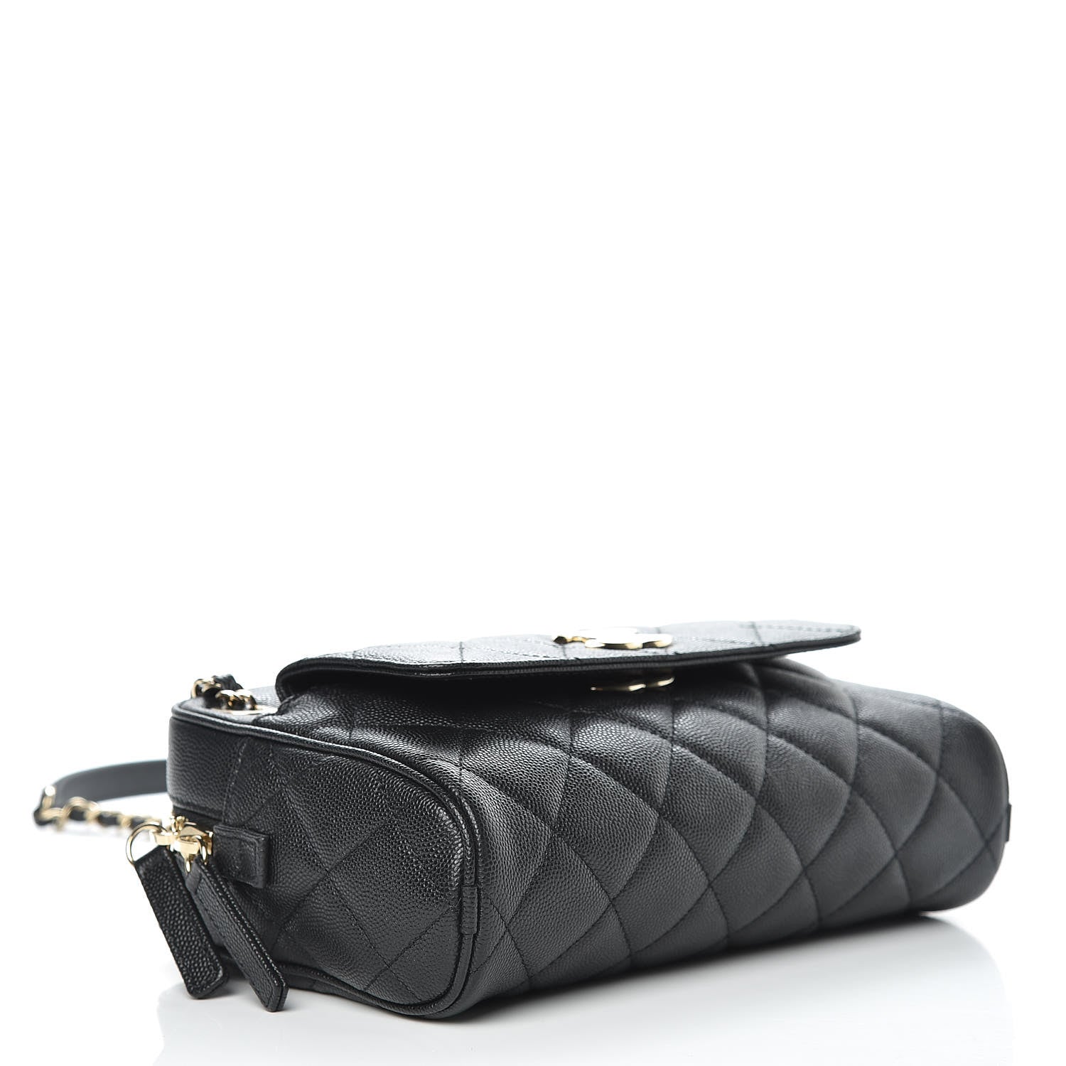 Chanel Caviar Quilted Small In & Out Camera Case Black 5 of 10