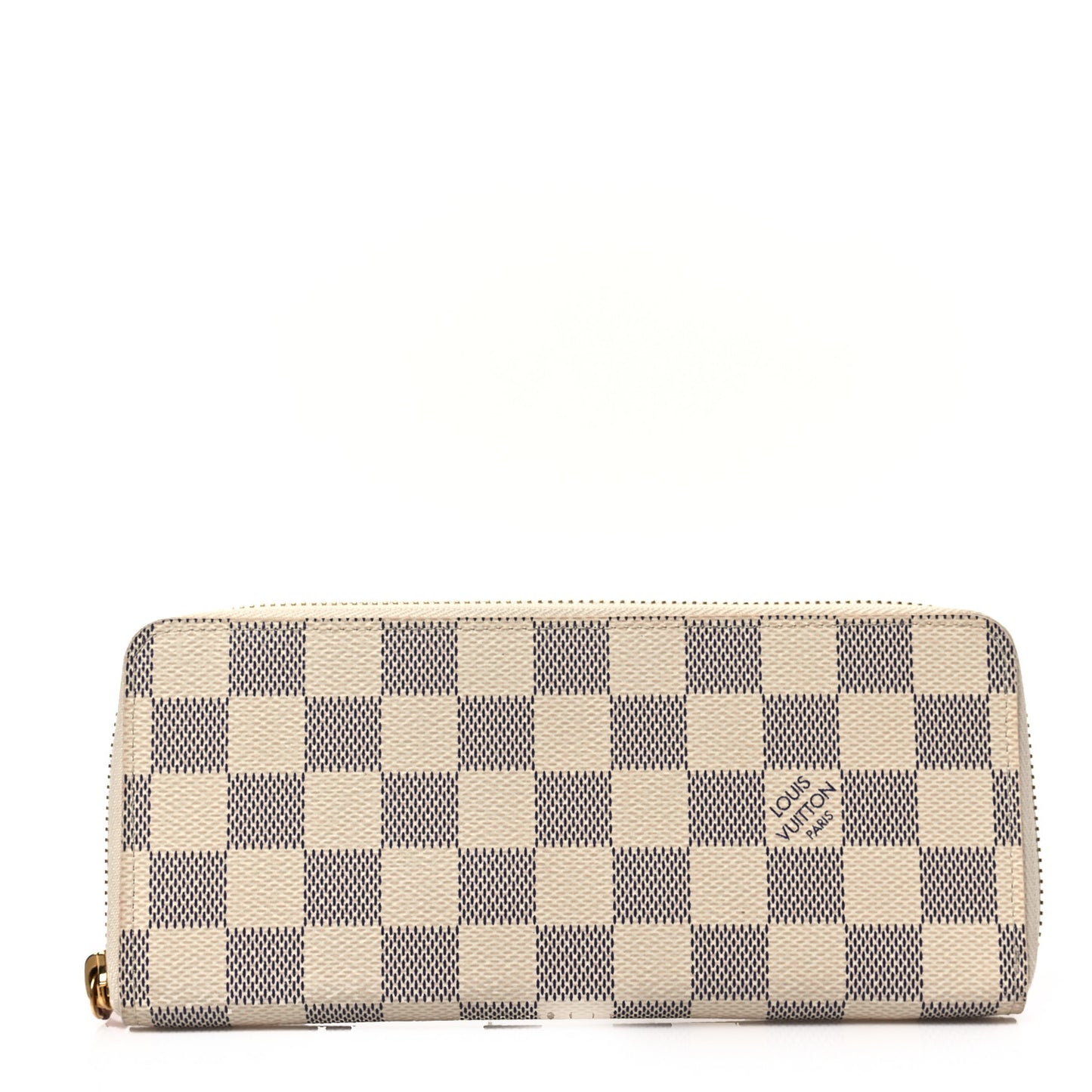 Damier Azur Clemence Wallet Rose Ballerine
