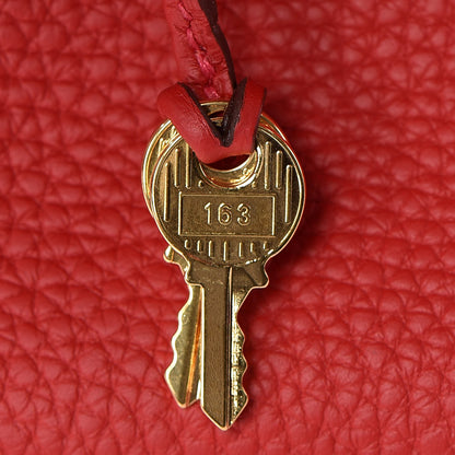 Hermes Togo Birkin 35 Rouge Casaque 30 of 33