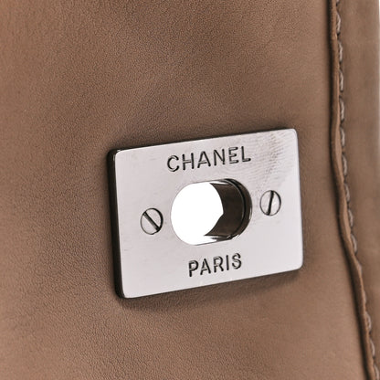 Chanel Grained Calfskin Large Natural Beauty Flap Beige 8 of 11