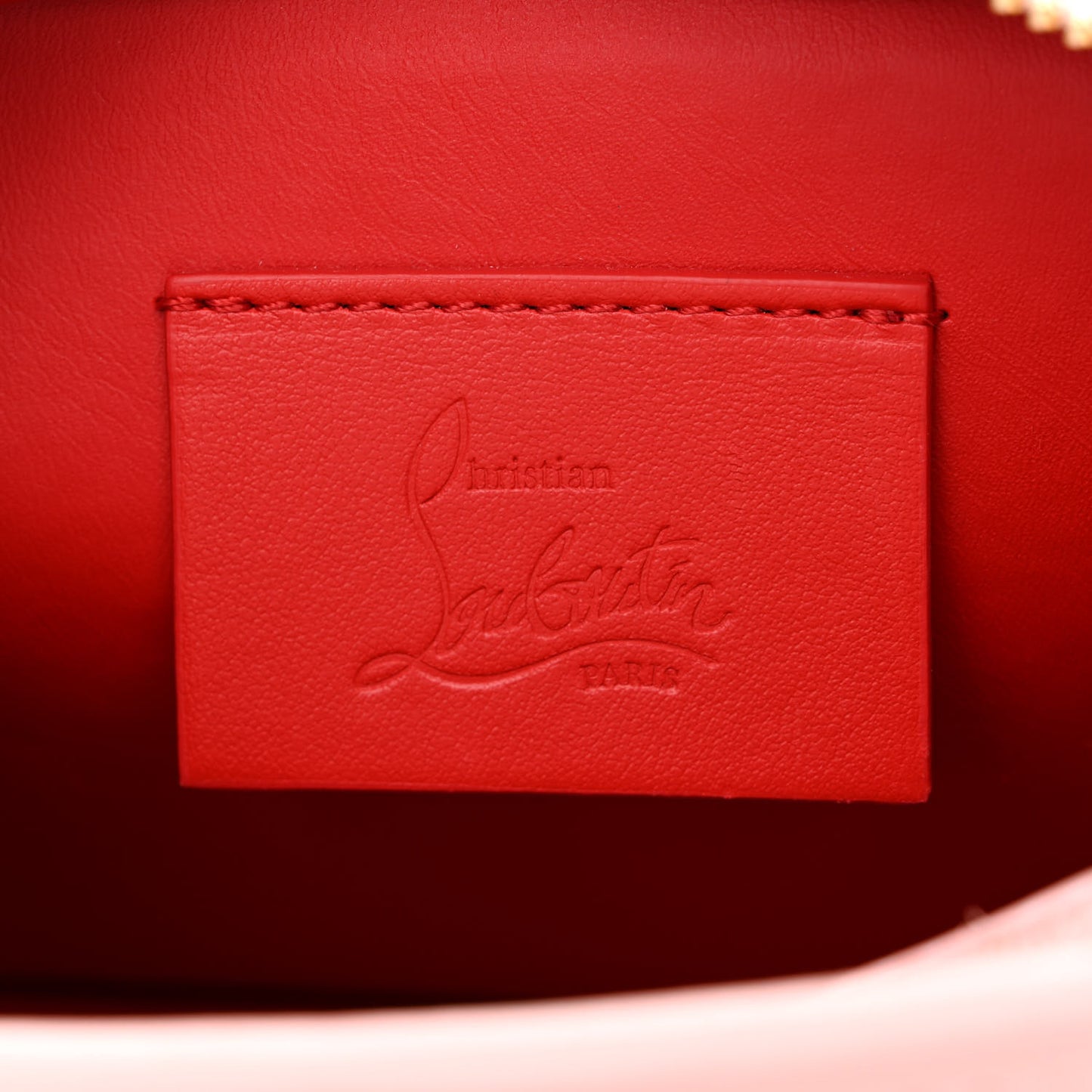 Calfskin Small Radioloubi Rosy