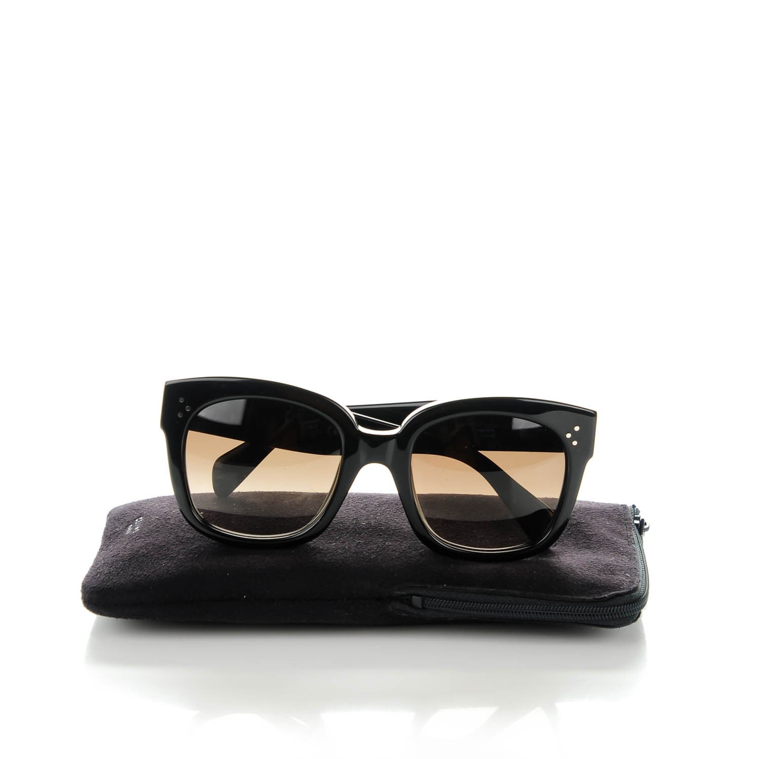 Celine New Audrey Sunglasses CL 41805/S Black 6 of 6