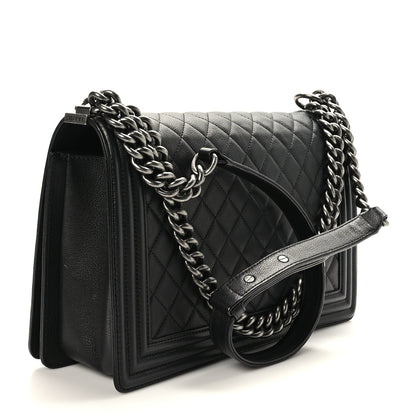 Chanel Caviar Quilted New Medium Boy Flap Black 3 of 9