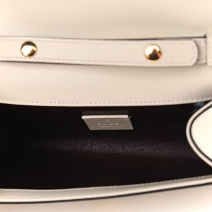 Gucci Smooth Calfskin Mini Zumi Shoulder Bag White 4 of 9