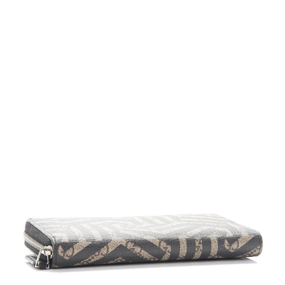 Gucci GG Supreme Monogram Caleido Zip Around Wallet Black 4 of 8