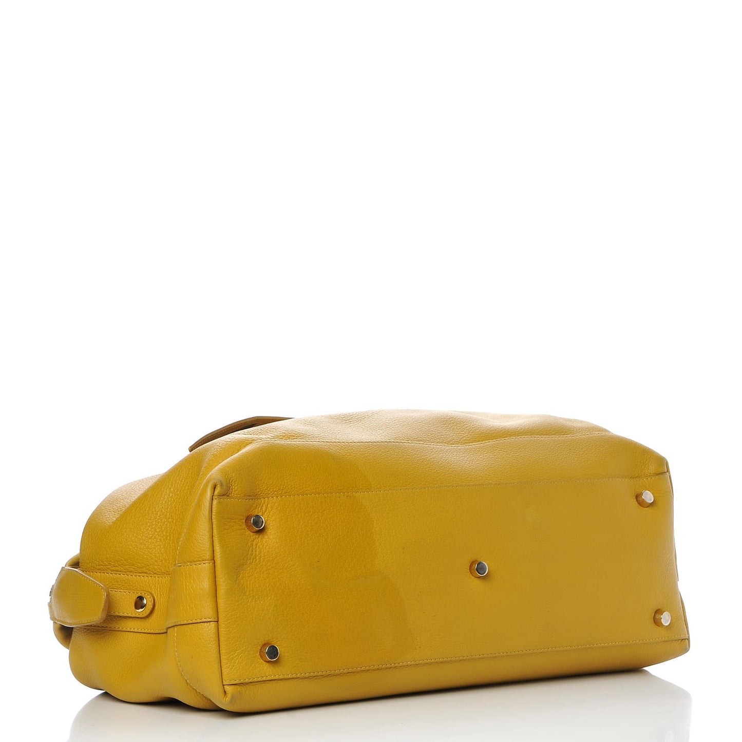 Pebbled Calfskin Prentice Tote Yellow