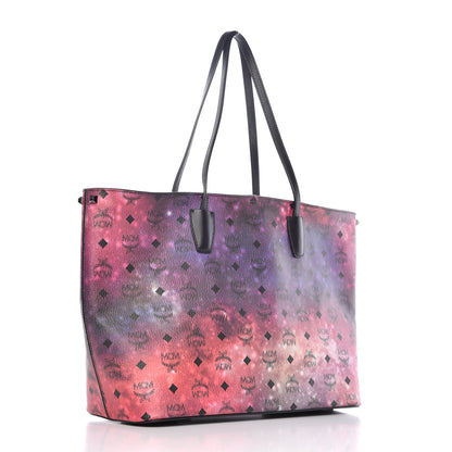 MCM Galaxy Visetos Medium Shopper Tote Multicolor 3 of 18