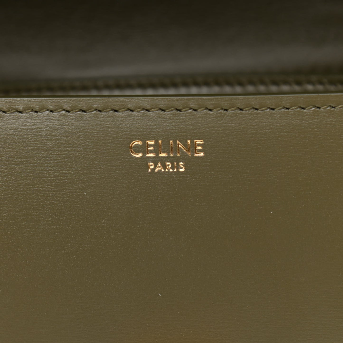 Box Calfskin Small Classic Box Flap Bag Army Green
