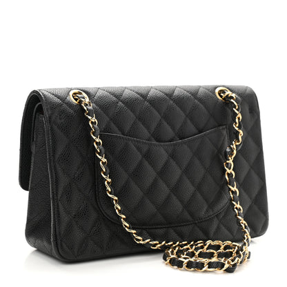 Chanel Caviar Quilted Medium Double Flap Black 3 of 10