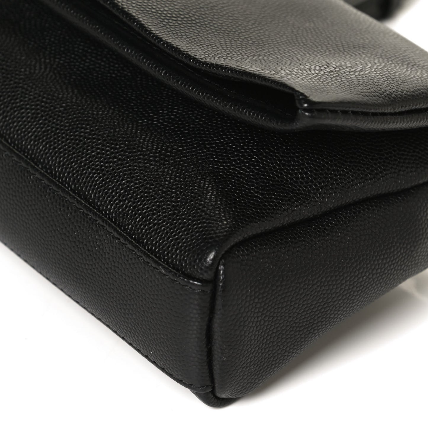 Grain De Poudre Monogram Toy West Hollywood Fold-Over Bag Black