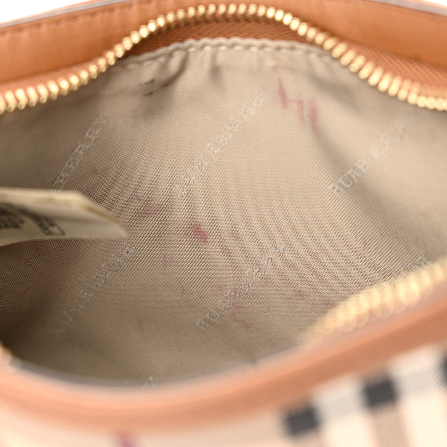 Burberry Haymarket Check Clara Pochette Brown 11 of 15