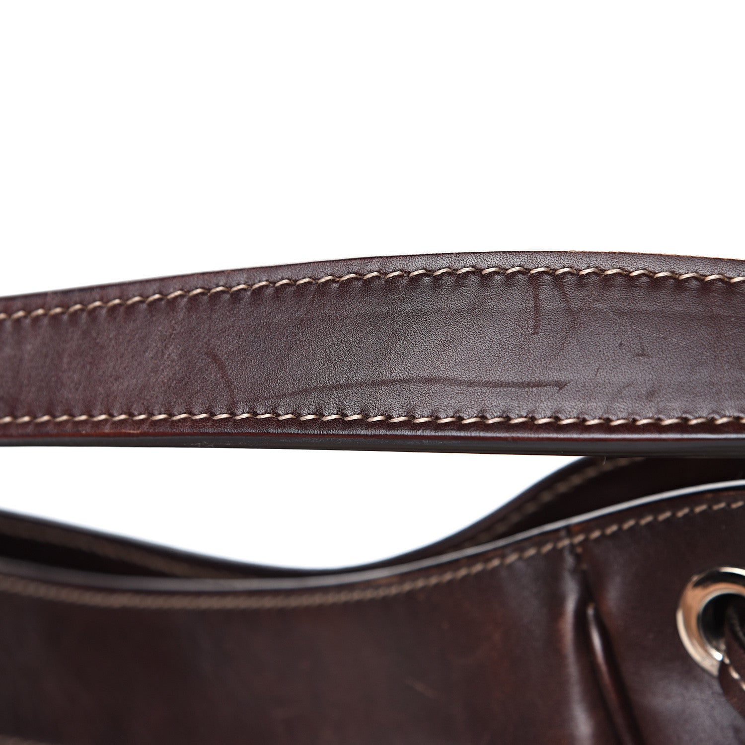 Prada Jacquard Logo Hobo Corda Bruciato 15 of 18
