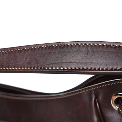 Prada Jacquard Logo Hobo Corda Bruciato 15 of 18