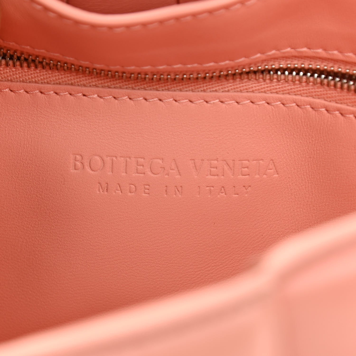 Bottega Veneta Nappa Maxi Intreccio Padded Cassette Crossbody Bag Peachy 6 of 11