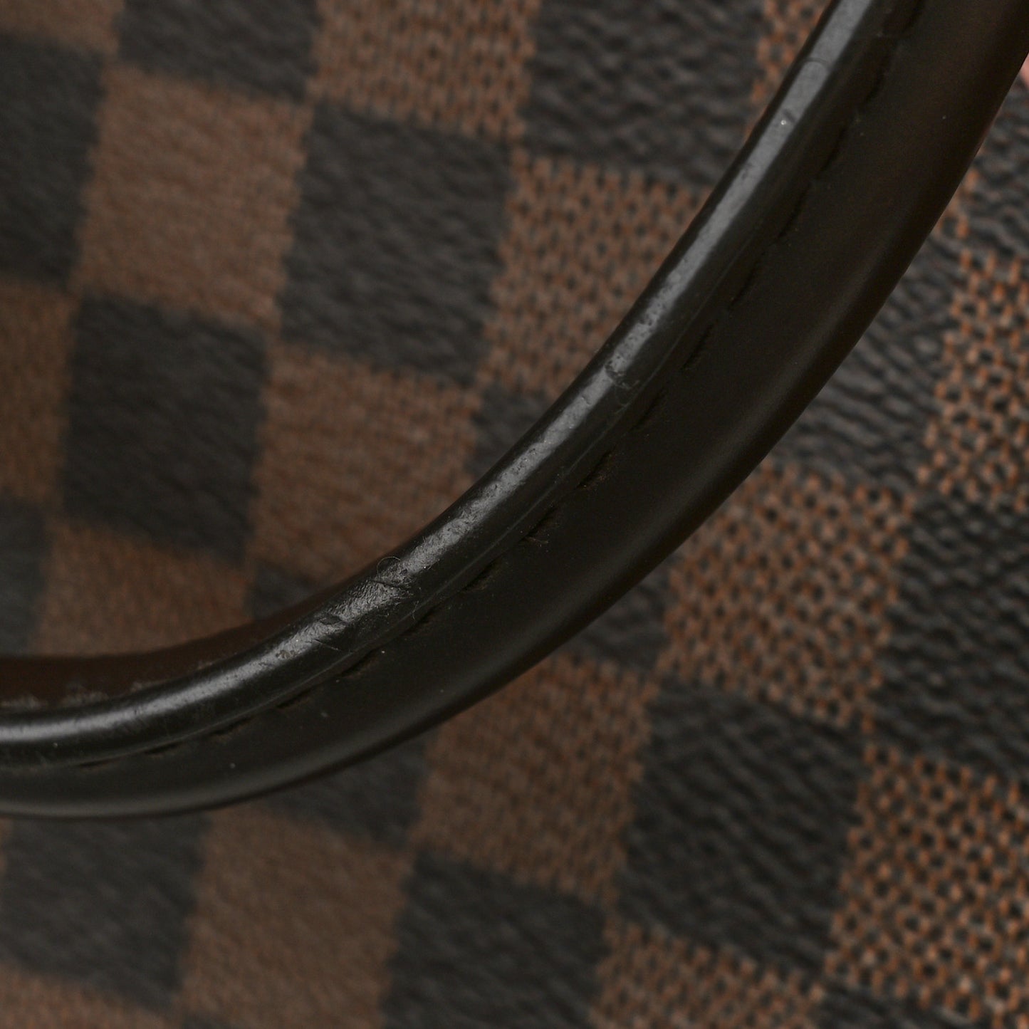 Cuir Taurillon Damier Ebene Normandy Magnolia