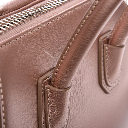 Givenchy Metallic Sugar Goatskin Mini Antigona Light Pink 9 of 9