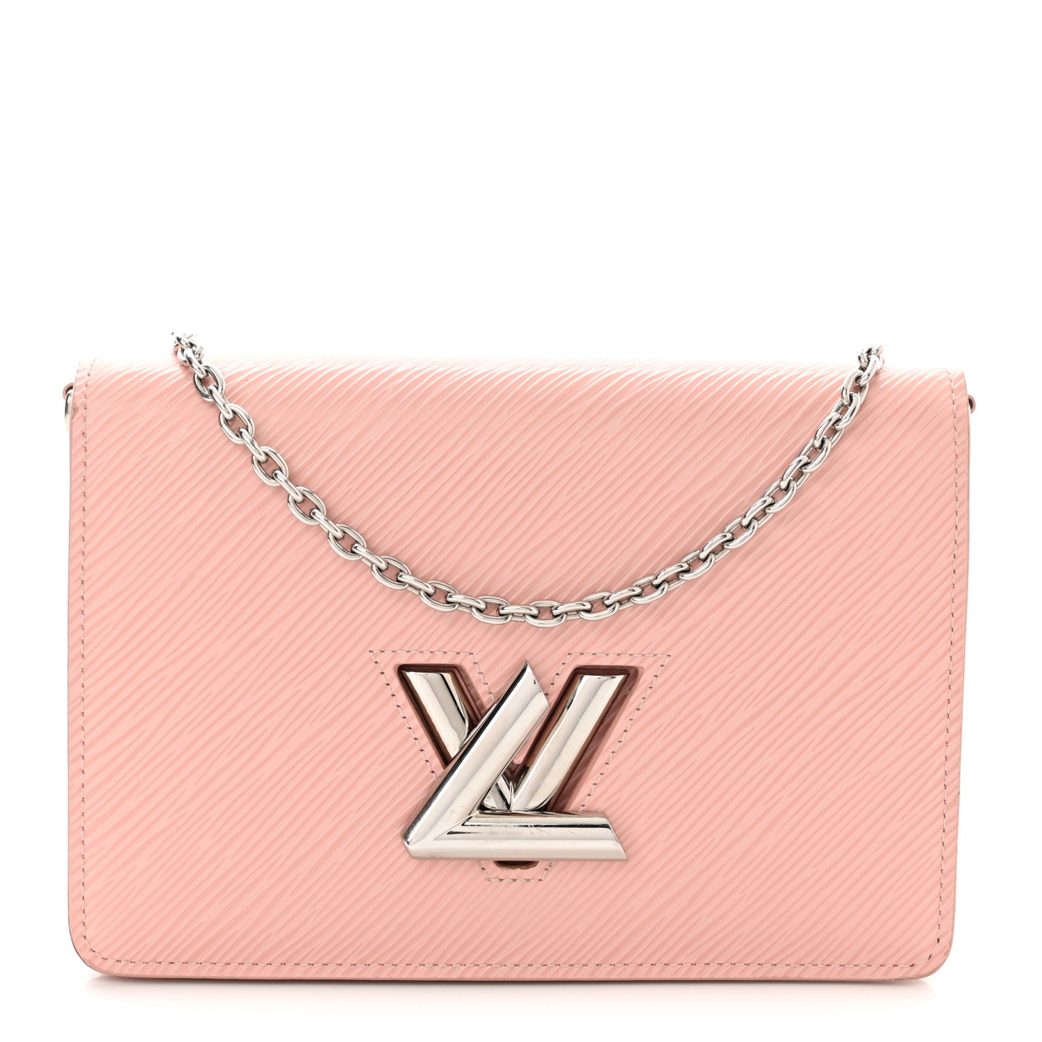 Louis Vuitton Epi Twist Belt Chain Wallet Rose Ballerine 1 of 11