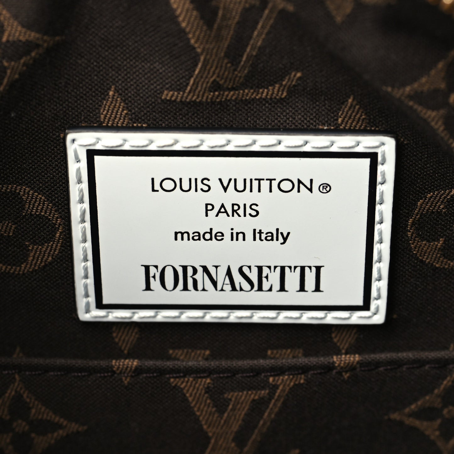 X FORNASETTI Calfskin Fornasetti Speedy Bandouliere 25 Gold