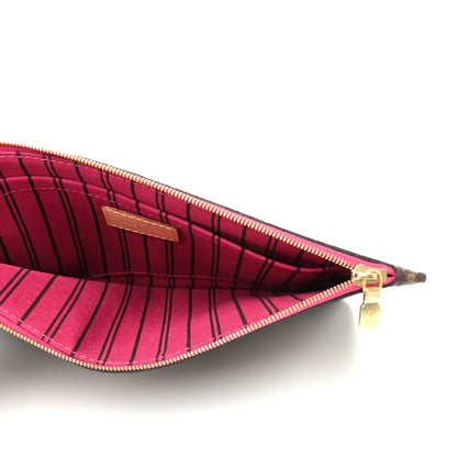 Louis Vuitton Monogram Neverfull MM GM Pochette Pivoine 5 of 6