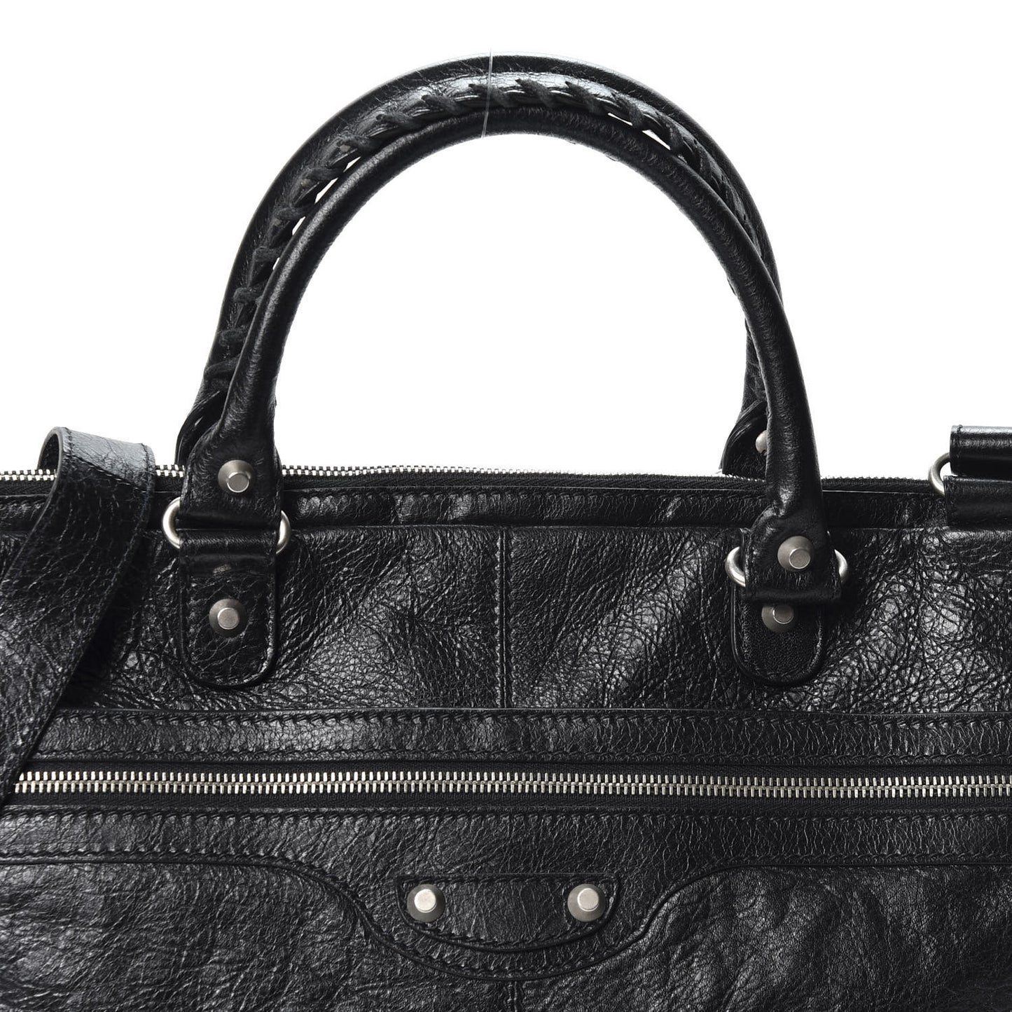 Agneau Briefcase Black