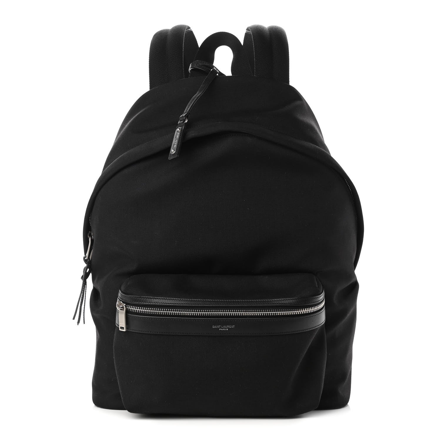 Saint Laurent Canvas City Backpack Black 1 of 12
