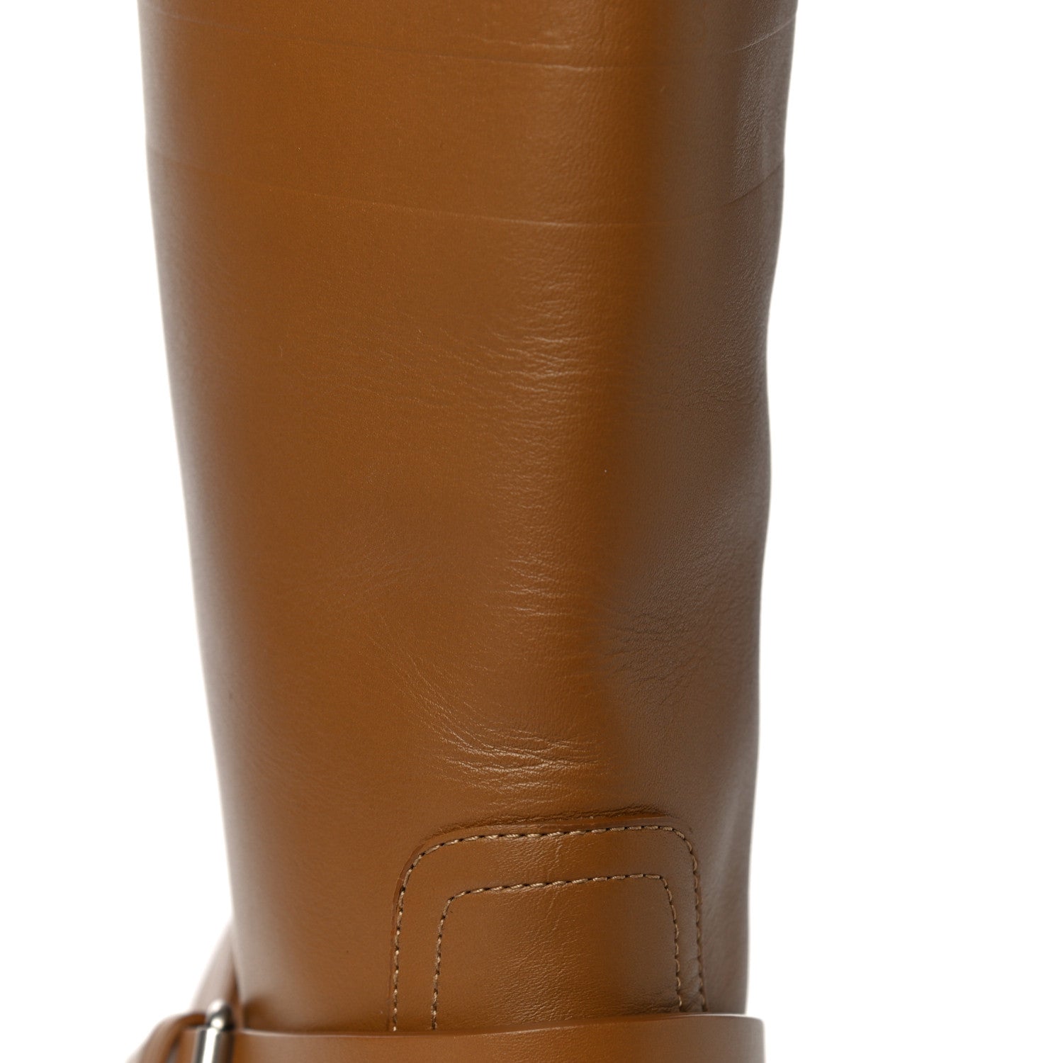 Christian Dior Calfskin Embossed Dior Quest 35mm Biker Boots 39 Natural 13 of 20