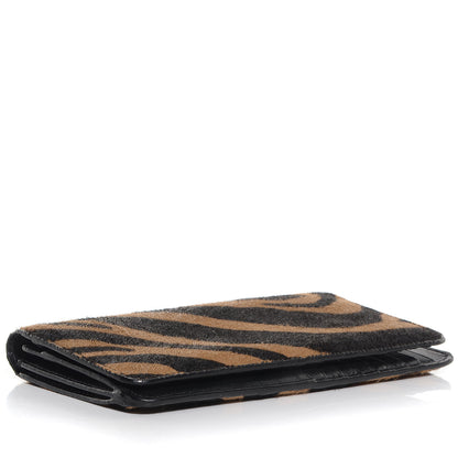 Burberry Prorsum Calf Hair Zebra Print Cavendish Continental Wallet 4 of 8