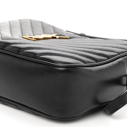 Saint Laurent Calfskin Matelasse Monogram Lou Camera Bag Black 9 of 9