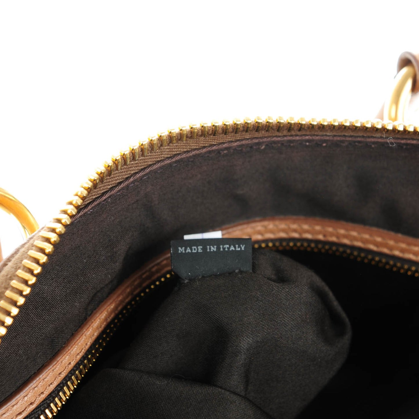 Vitello Lux Crystal Heart Charm Tote Beige