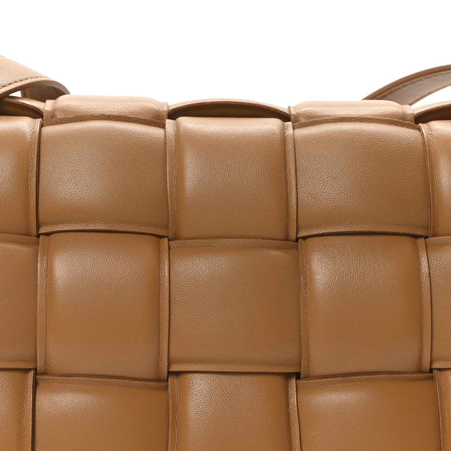 Bottega Veneta Nappa Maxi Intreccio Padded Cassette Crossbody Bag Caramel 7 of 9