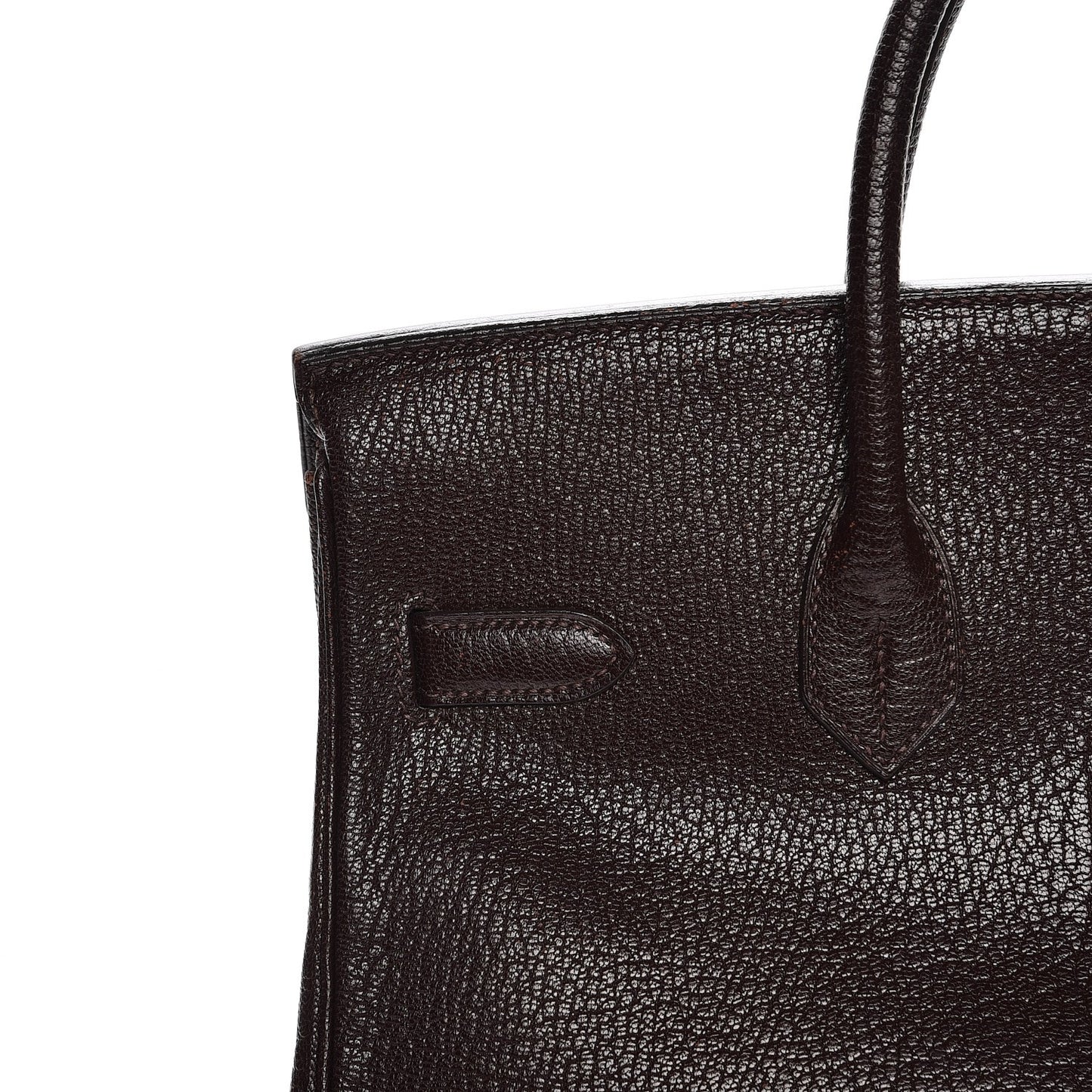 Chevre de Coromandel HAC Birkin 32 Cocoan