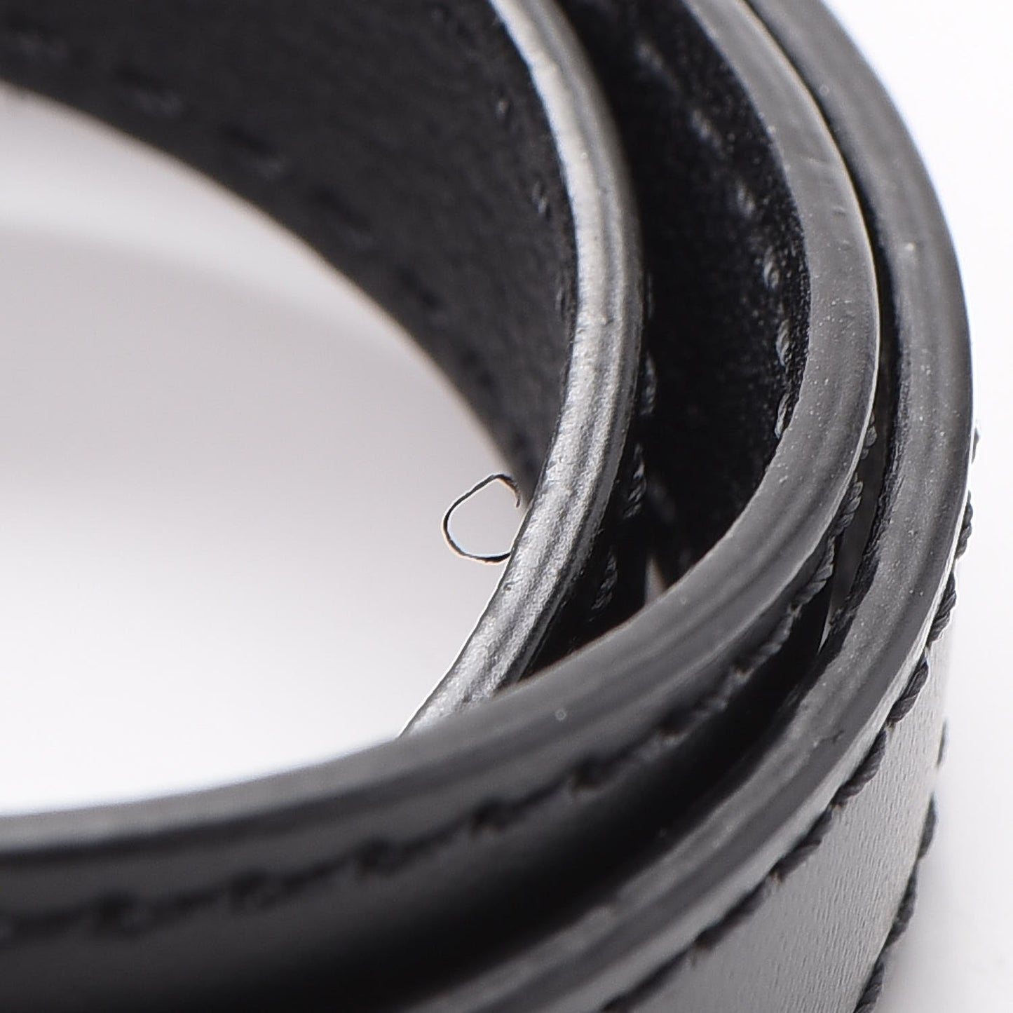 Calfskin Box It Bracelet 17 Black