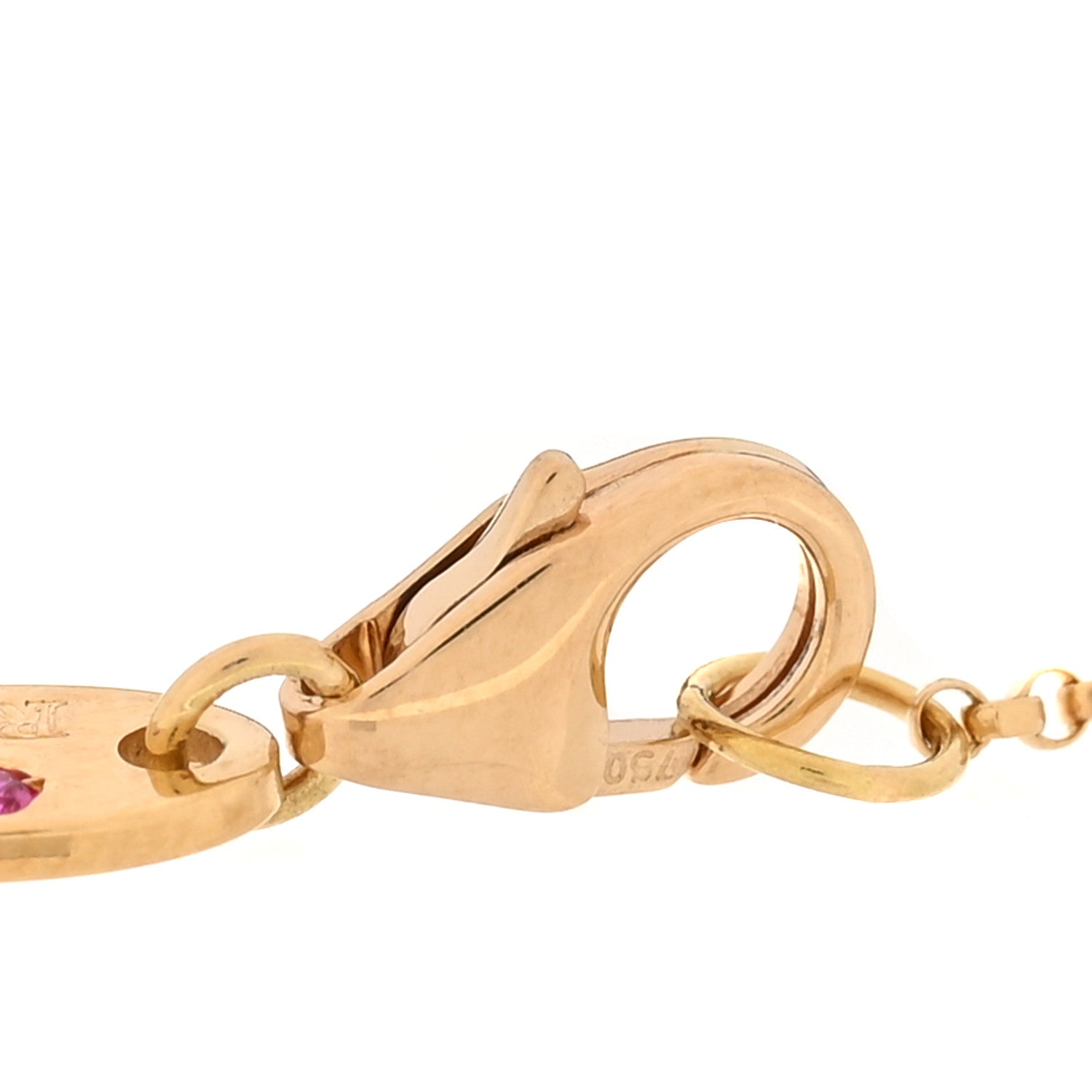 Roberto Coin 18K Yellow Gold Diamond Verona Love by the Inch Station Bracelet 3 of 5