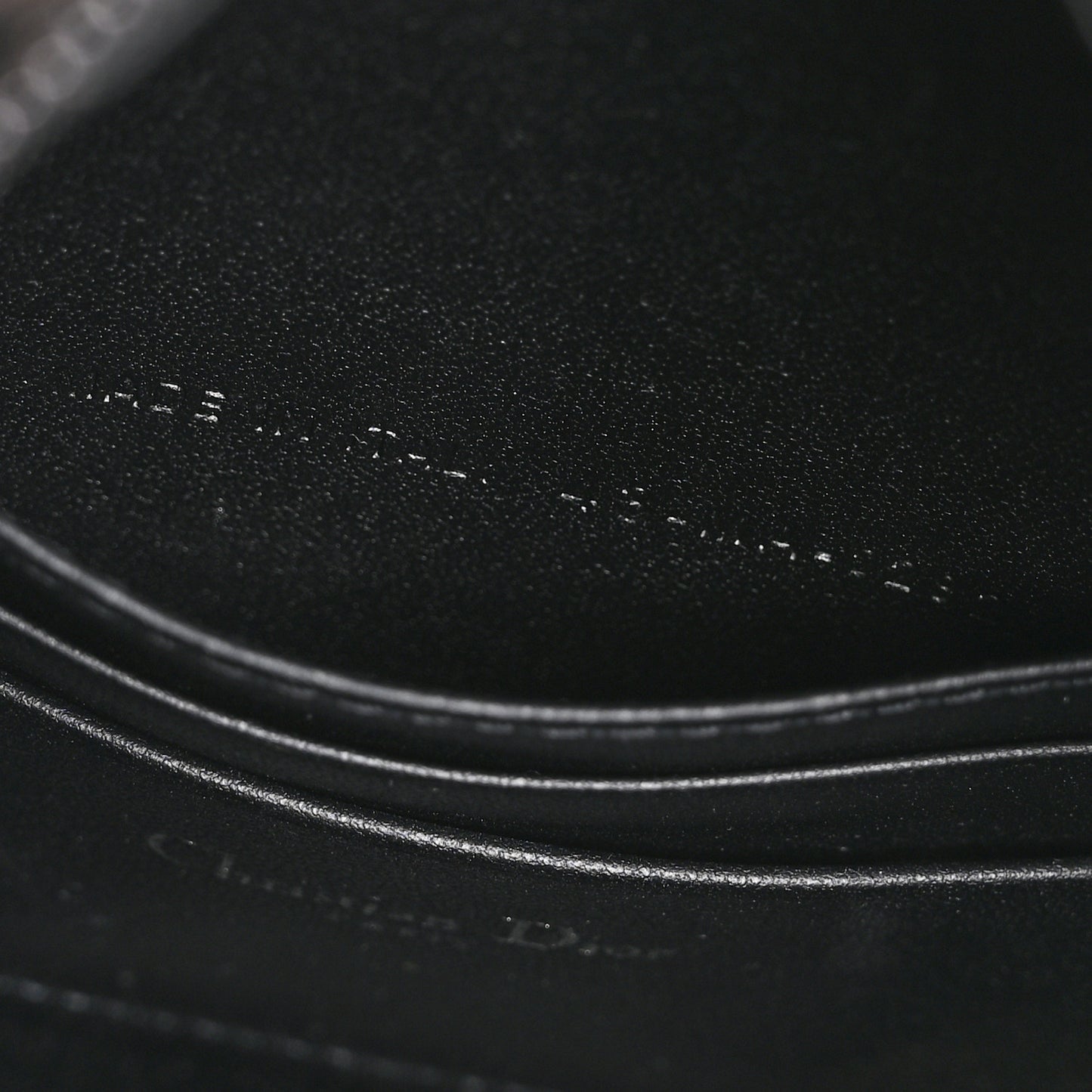 Calfskin Macrocannage Caro Box Bag Black
