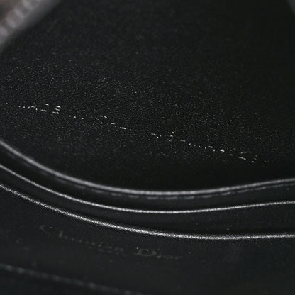 Christian Dior Calfskin Macrocannage Caro Box Bag Black 7 of 10