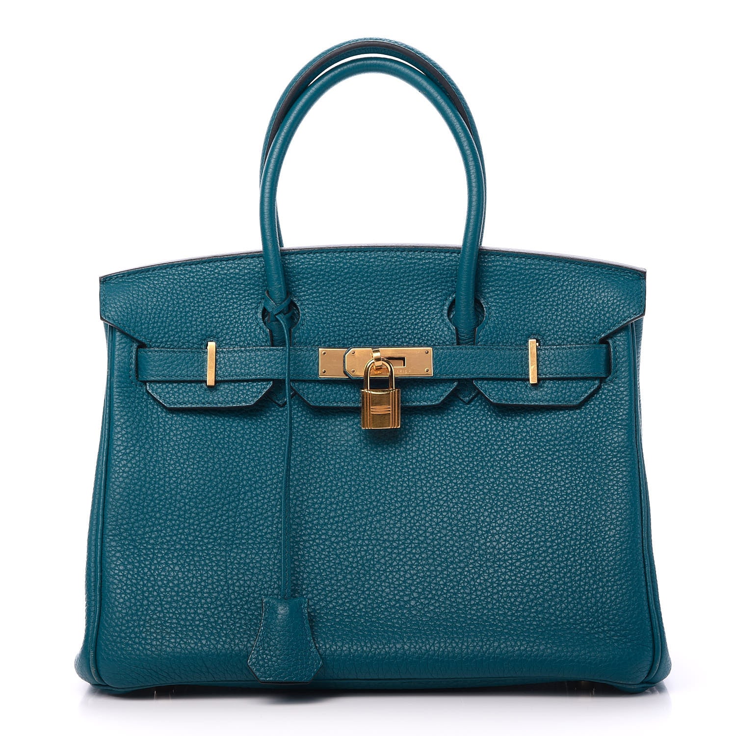 Hermes Taurillon Clemence Birkin 30 Cobalt 1 of 15