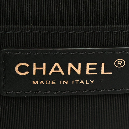 Chanel Lambskin Quilted Fold Up Again Clutch Black 8 of 10
