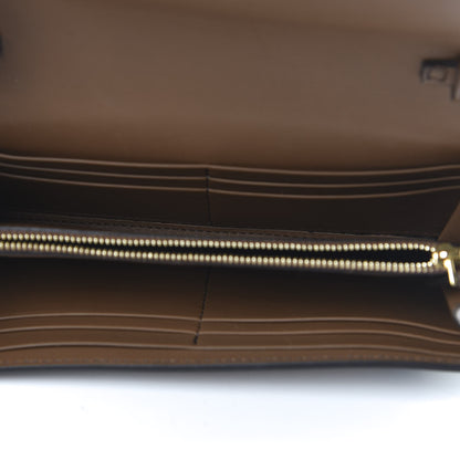 Burberry Derby Calfskin House Check Henley Wallet On Chain Tan 5 of 9