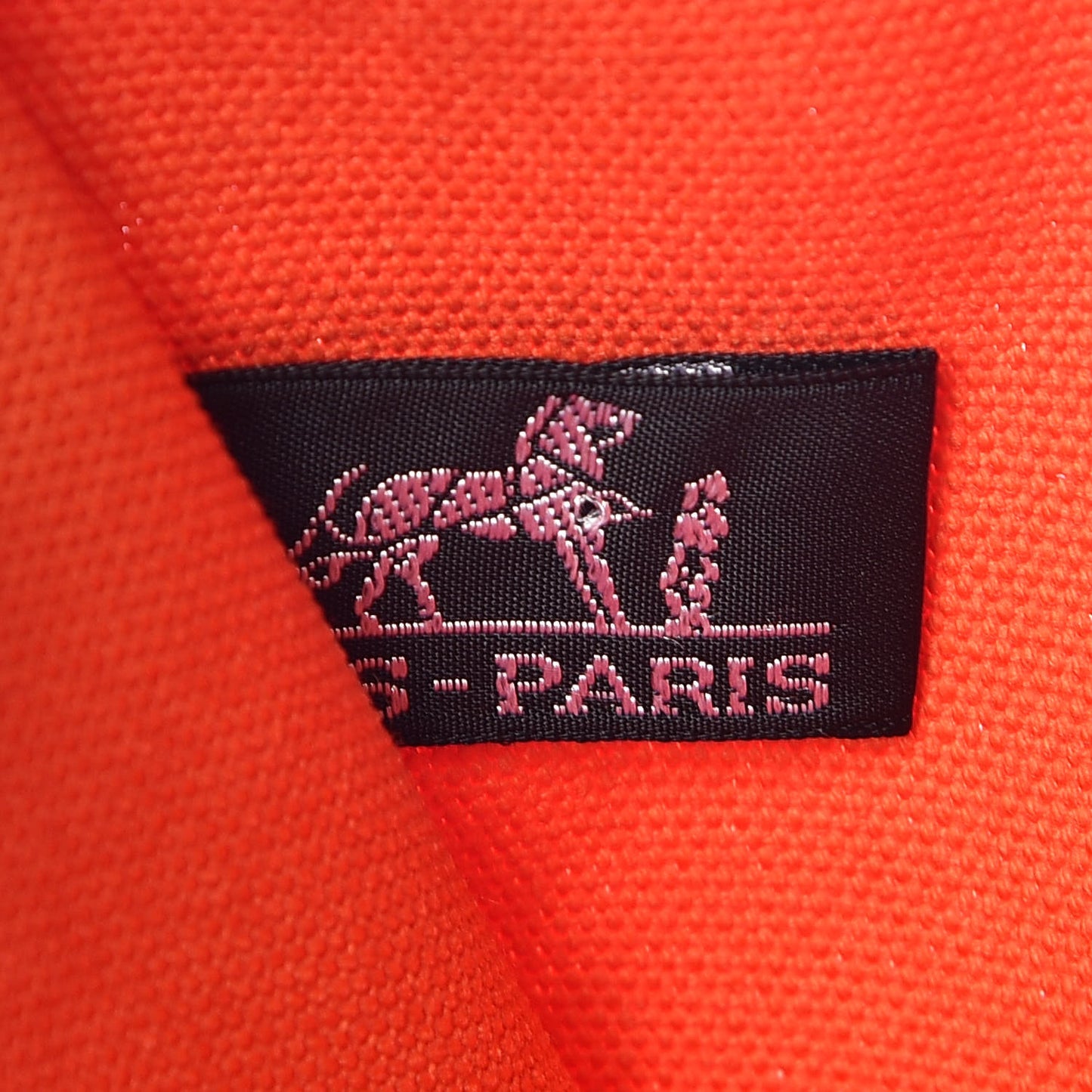 Toile Flat Yachting Pouch PM Orange