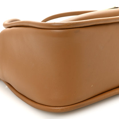 Prada Soft Calfskin Darling Shoulder Bag Caramel 8 of 10